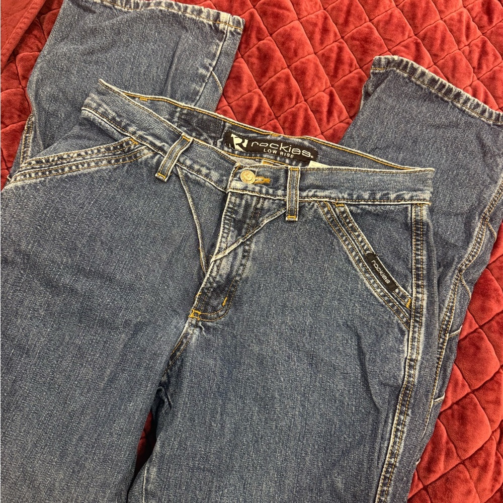 Vintage Rockies Jeans with leg detail